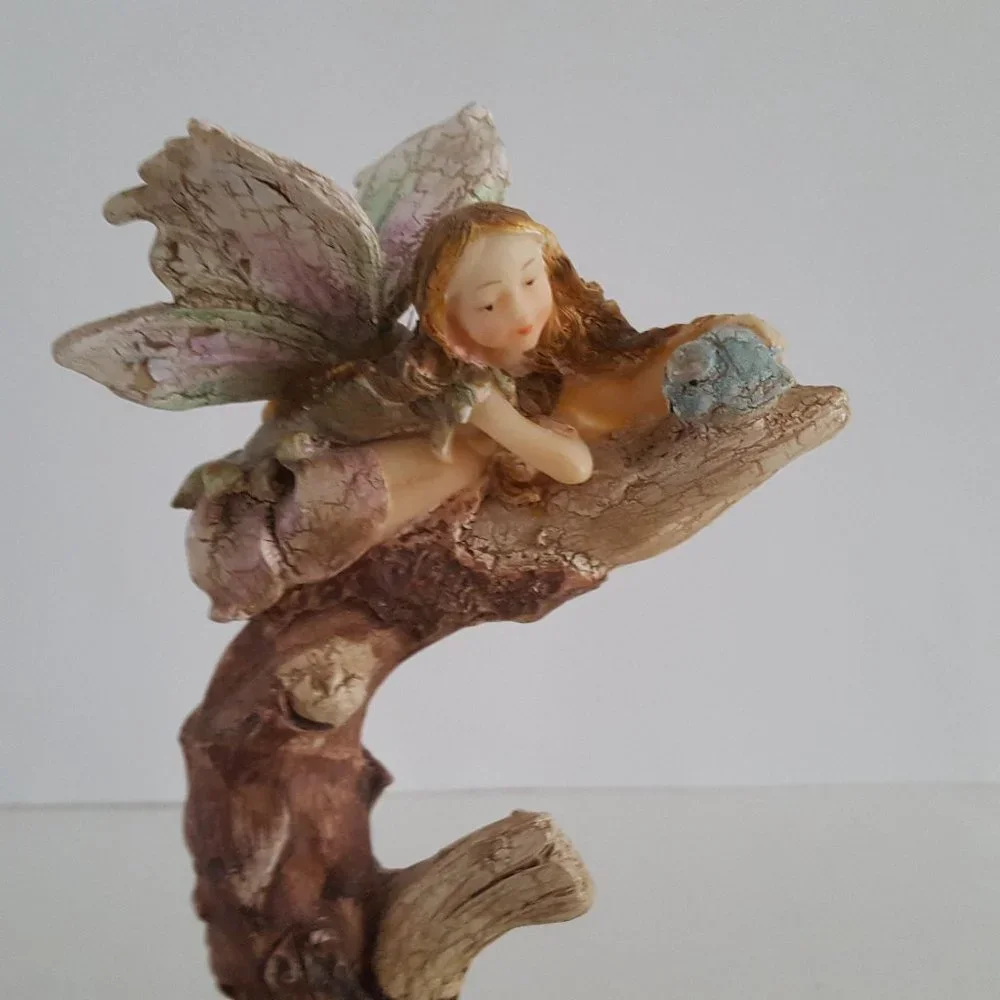 Jewelry Holder Fairy Resin Small